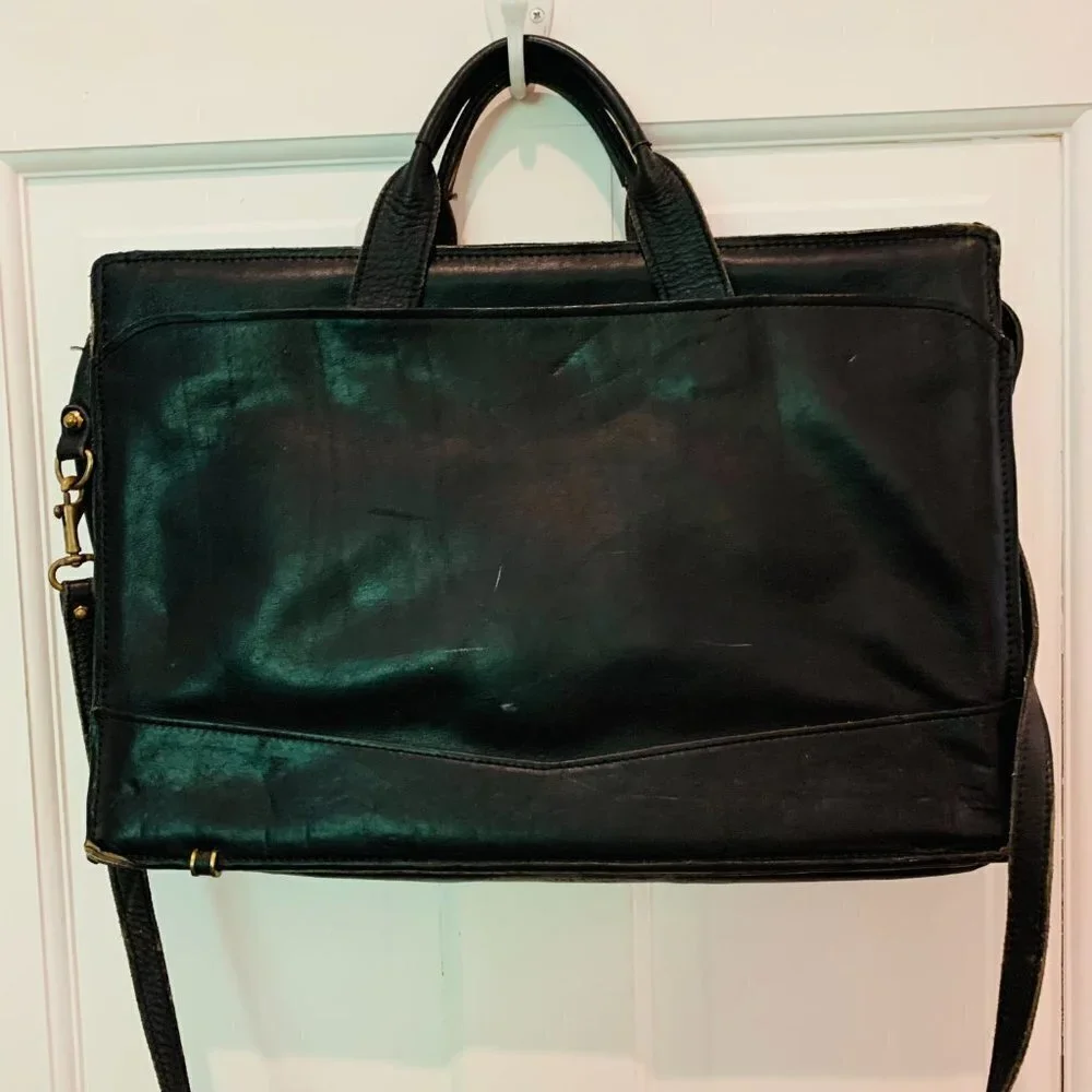 Schlesinger Brothers Leather Briefcase